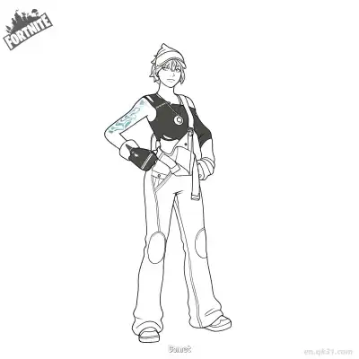 Free printable Comet 02 Coloring Page - Free PDF Printable Fortnite Coloring Sheets coloring page